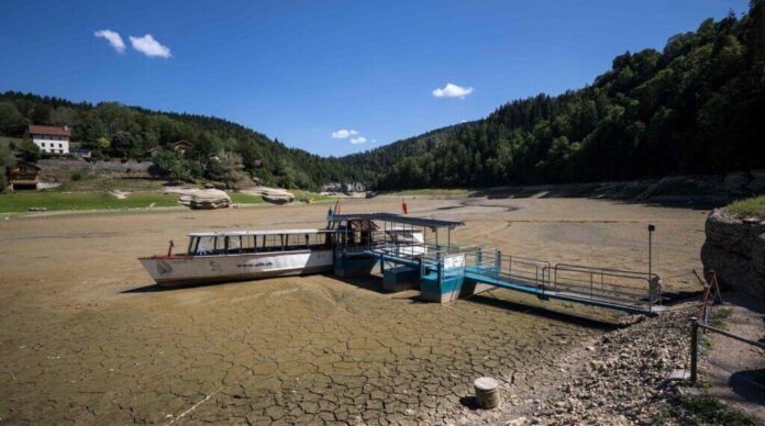 Sequía en río de Alemania