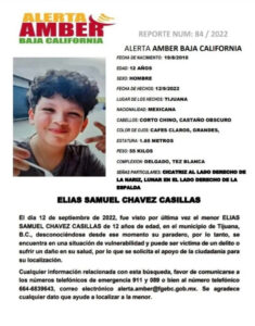 Autoridades buscan a Elías Samuel Chávez Casillas de 12 años de edad