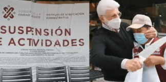 VIDEO: Papá de alcalde amenaza con cuchillo a inspector del gobierno. Papá de alcalde amenaza con cuchillo a inspector del gobierno