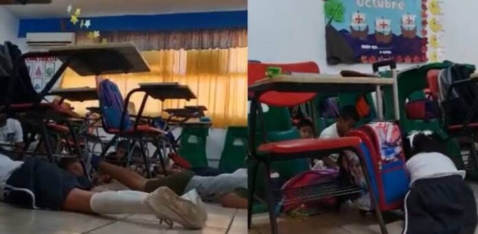 Así tranquilizó maestra a sus alumnos durante balacera en Sonora