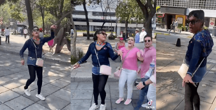 Diputada de Morena persiguió a manifestantes