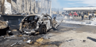 Reportan vehículos incendiados tras captura de “El Rudo” en México. Reportan vehículos incendiados tras la captura de “El Rudo” en México