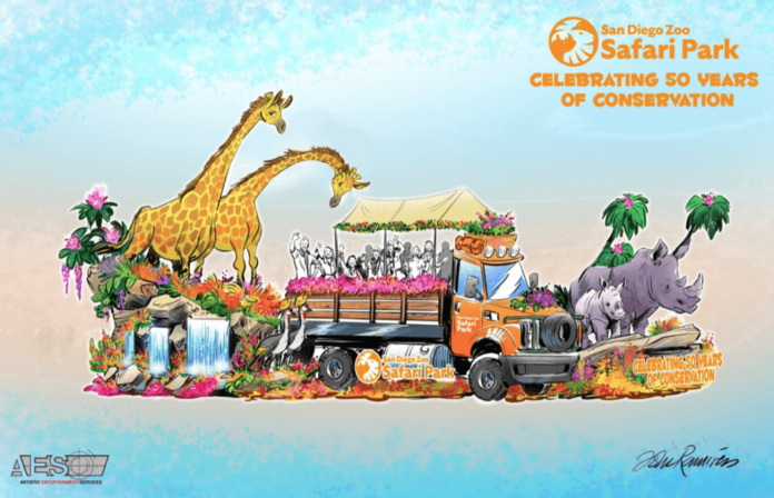 San Diego Zoo Safari Park celebrará 50 años participando en el desfile de las Rosas San Diego Zoo Safari Park celebrará 50 años participando en el desfile de las Rosas