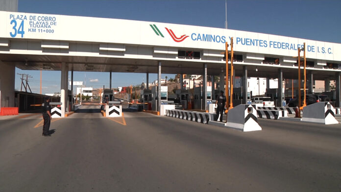 Caseta de cobro en Tijuana