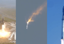 Cohete Starship explotó tras despegar en su primera prueba. Cohete Starship