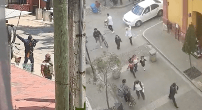 Se desata balacera en calles de Chiapas; difunden videos Se desata balacera en calles de Chiapas; difunden videos