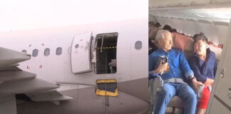 VIDEO: Abrió puerta de avión en pleno vuelo causando pánico. Abrió puerta de avión en pleno vuelo causando pánico