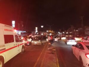 Accidente en Rosarito
