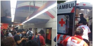 VIDEO: Joven bajó a las vías del tren y fue impactada, pero sobrevivió. Joven bajó a las vías del tren y fue impactada, pero sobrevivió
