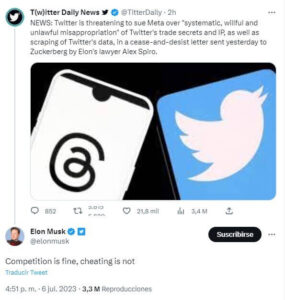 Mensaje de Elon Musk