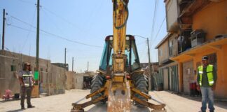 Pavimentarán una de las calles principales de colonia Mariano Matamoros en Tijuana. Obras de pavimentación en Tijuana