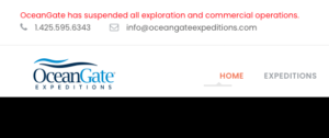 OceanGate, dueña del Titán, suspende todas sus operaciones