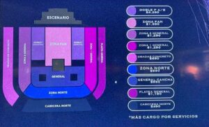 Nuevas zonas en concierto de Peso Pluma en Tijuana