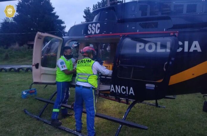 Pequeño de 8 años cae dentro de un volcán en CDMX