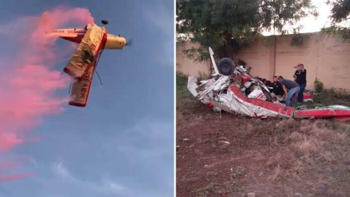 Avioneta se desploma en revelación de género