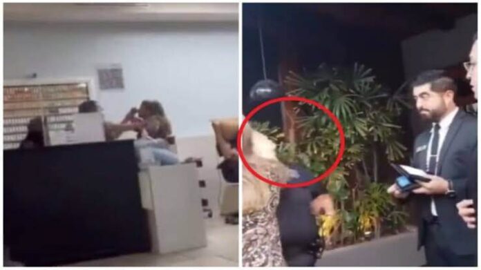 “Lady Cachetada”, mujer golpea a policía