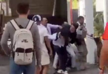 VIDEO: Pelea universitaria dejó 4 heridos en México. Pelea universitaria dejó 4 heridos en México