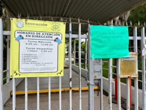 Secundaria 37 de Rosarito fue cerrada por padres de familia