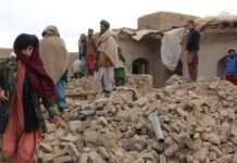 Otro terremoto de 6.3 grados sacudió a Afganistán.