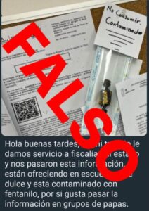 FALSO, no hay dulce contaminado con fentanilo asegura Fiscalía de B.C.