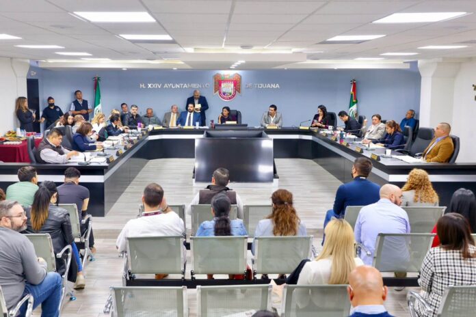Sesión de cabildo en Tijuana 2023