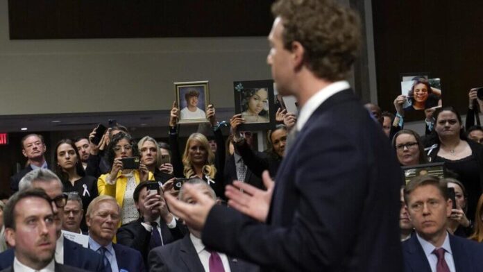 Mark Zuckerberg pide perdón a familias víctimas de abuso infantil en redes sociales