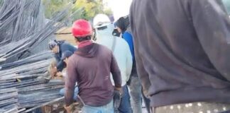 Reportan colapso en tramo 6 del Tren Maya, hay lesionados. Reportan colapso en tramo 6 del Tren Maya, hay lesionados