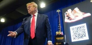 FOTOS: Trump lanza sus propios tenis al estilo Jordan. Trump lanza sus propios tenis al estilo Jordan
