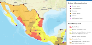 Con “Spring Break” a la vuelta de la esquina E.E.UU. emite alerta de viaje para México
