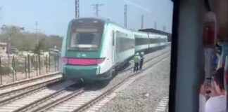 VIDEO: Descarriló un vagón del Tren Maya en Yucatán. Descarrila vagón del Tren Maya en Yucatán