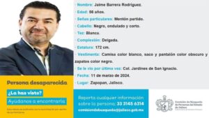 Jaime Barrera, periodista del Estado de Jalisco