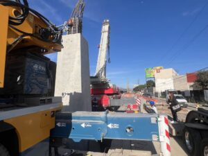 Obra del Viaducto Elevado en Tijuana