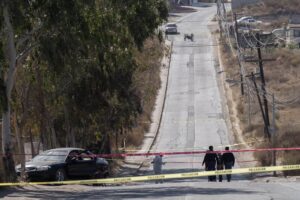 Ataque dejó dos hombres sin vida en bulevar Benito Juárez de Playas de Rosarito