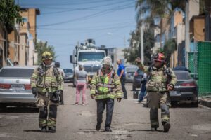 Bomberos en Tijuana