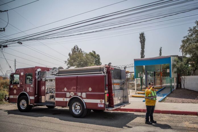 Evacuaron preescolar en Tijuana