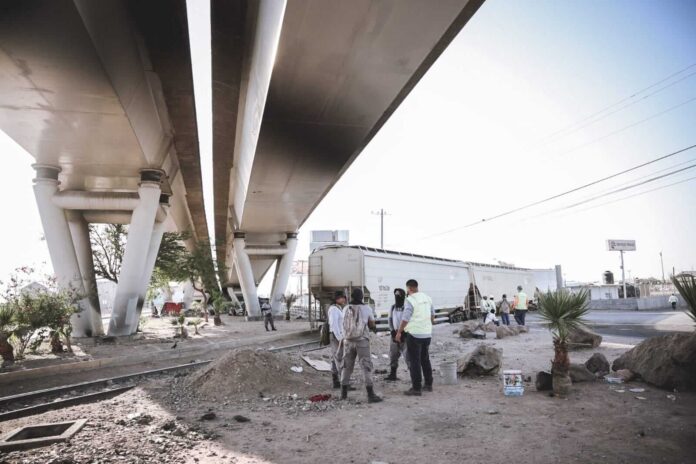 Se descarriló el tren en Mexicali
