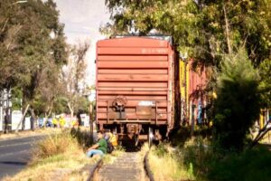 Tren de carga en Tijuana