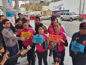 ¡Sin gasolina, no hay propinas! expresaron trabajadoras de Rendichicas
