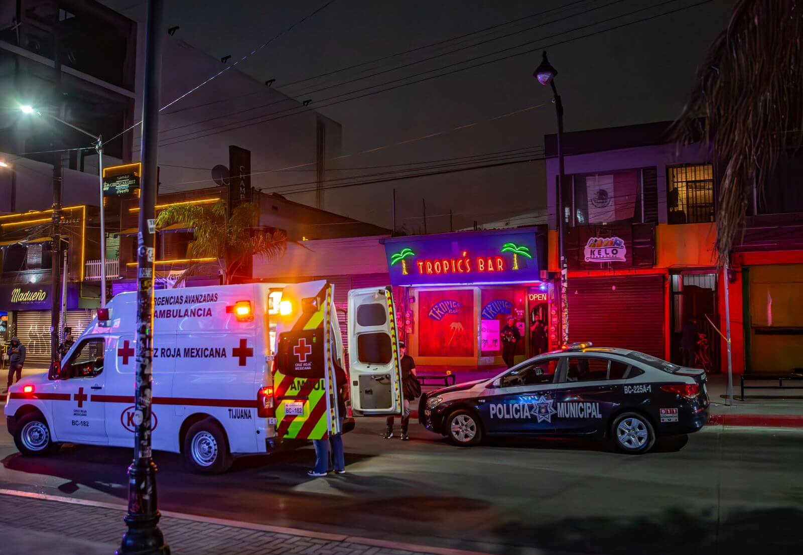 Balean a guardia del “Tropics Bar” en Tijuana