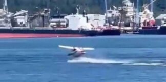 VIDEO: Un hidroavión terminó chocando contra un bote en Canadá. Hidroavión choca con bote en Canadá