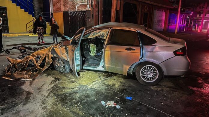 Joven derribó muro y cayó unos metros en bulevar Casa Blanca de Tijuana