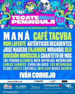 Lineup Tecate Península 2024