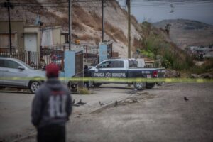 Patrulla fue baleada en Tijuana