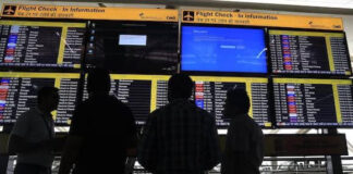 Caos mundial: falla informática de Microsoft paraliza los sistemas. Aeropuerto internacional
