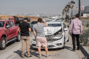 Carambola en Vía Rápida de Tijuana. FOTO de Chris Noyola de Border Zoom