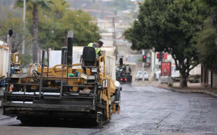 Obra de pavimentación del ayuntamiento