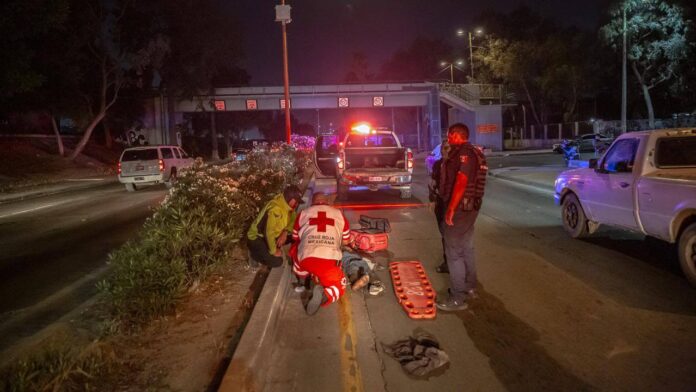 Persona atropellado en vía rápida de Tijuana