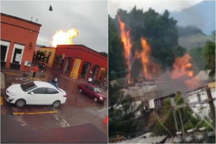 Serie de explosiones en el centro histórico de Tequila, Jalisco