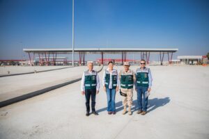 Garita de Otay II, autoridades supervisando las obras