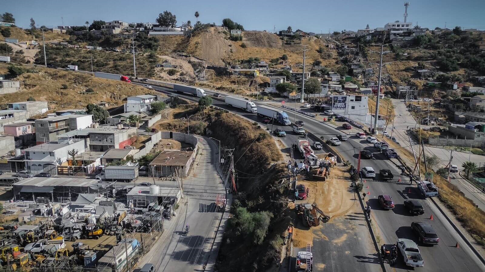 Accidente vehicular en Tijuana